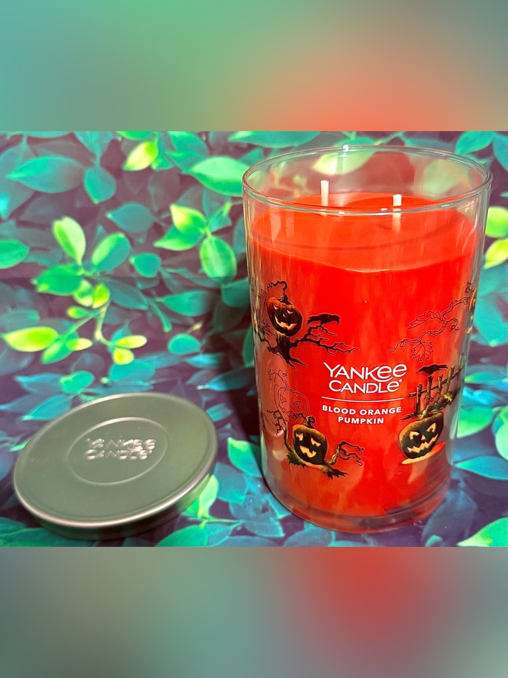 (2 for $45) Yankee Candle 2 Wick 20oz Blood Orange Pumpkin